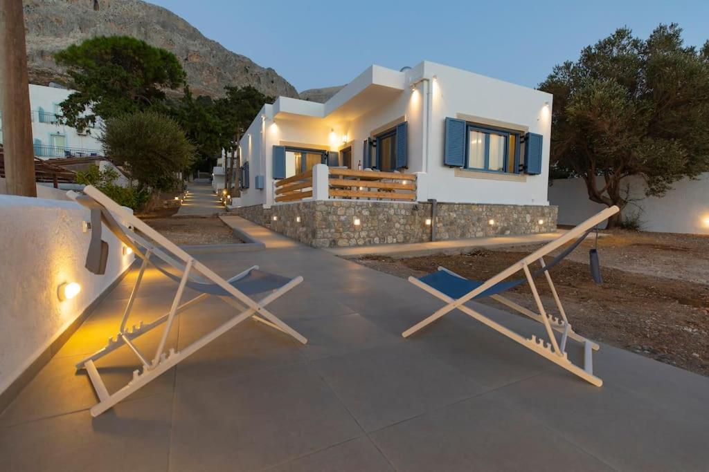 Villa Maria - Seashore Serenity Villa At Myrties Beach Kalymnos 外观 照片